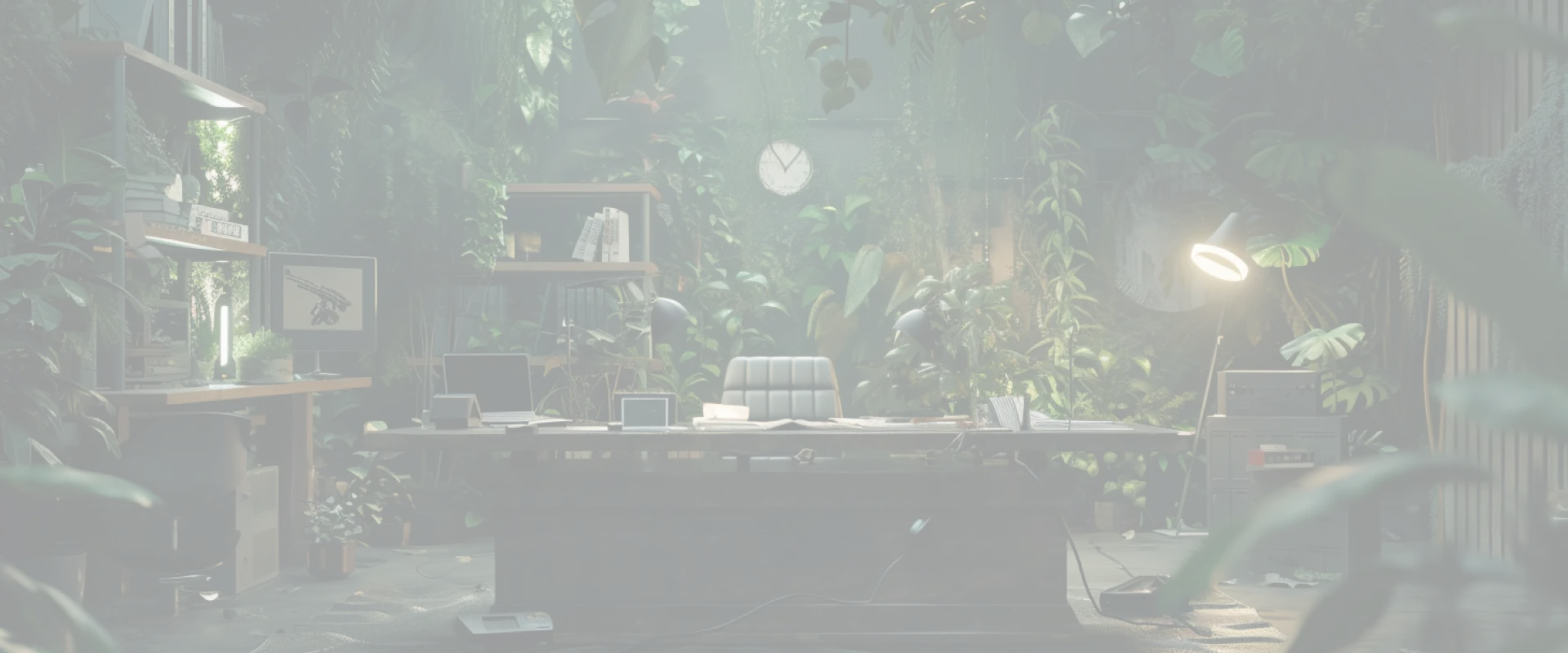 Рабочее место удаленного специалиста по маркетплейсам. Кресло пустое, так как всю работу за него сделал сервис Спикс.